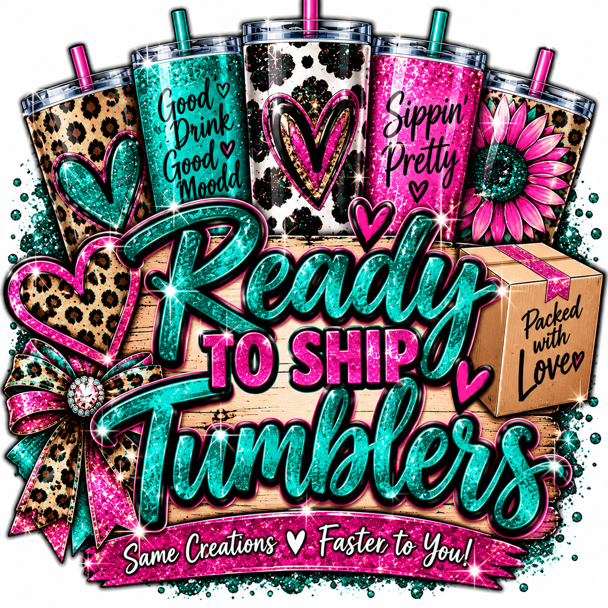 Ready To Ship Tumblers